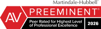Martindale-Hubbell Peer AV Preeminent Rating